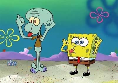 spongebob and squidward
